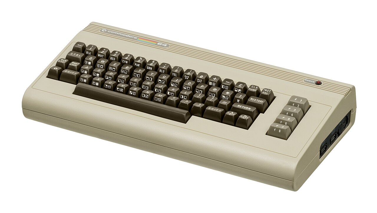 Commodore 64 home computer, front view
